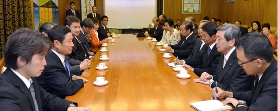 Япон Улсын Парламентын төлөөлөгчдийг хүлээн авч уулзав