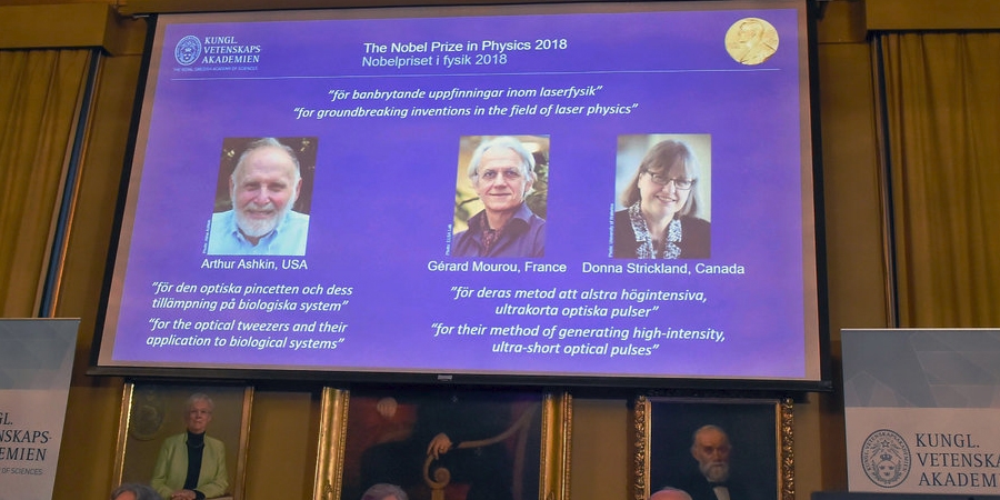 2018 оны Физикийн салбар дахь Нобелийн шагнал ба лазерын физикт гарсан дэвшил