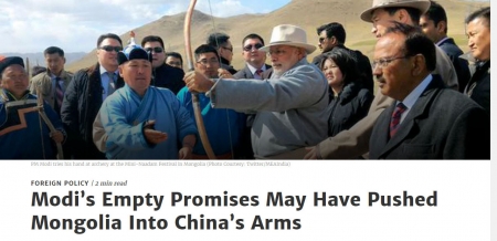 Н.Модигийн хоосон амлалтууд Монголыг Хятадын гарт оруулж болзошгүй